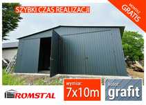 ROLNICZY MAGAZYN - Garaż Blaszany Wiata Konstrukcja Stalowa  - ROMSTAL