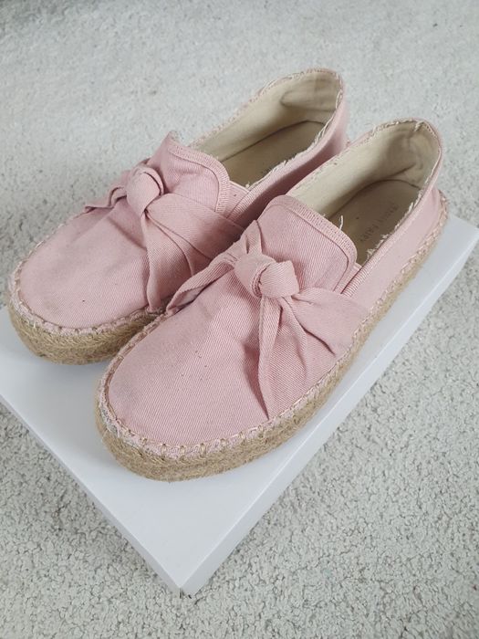 Różowe espadryle 38