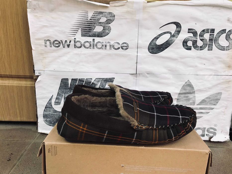 Тапочки на меху Barbour Monty Classic лоферы