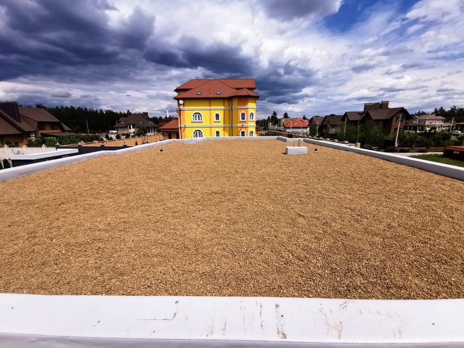 Монтаж ПВХ мембраны. Кровельные работы. Ремонт плоской крыши.