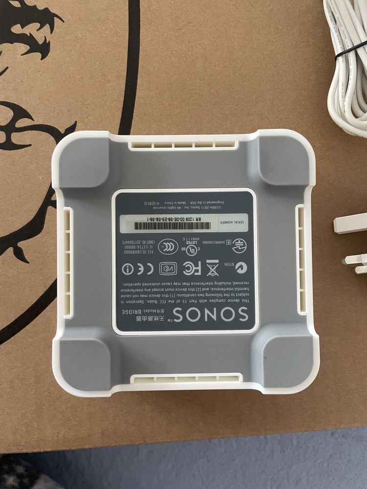 Sonos bridge.