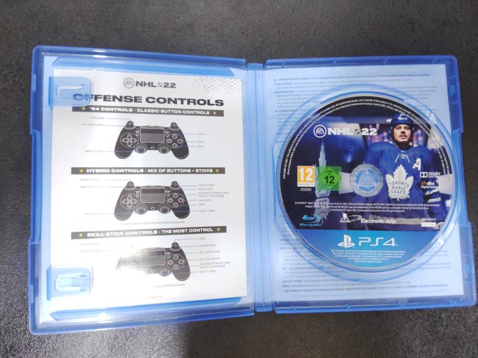 NHL 22 PS4 Angielska wersja gry / hokej 2022 ps4 i ps5 gra