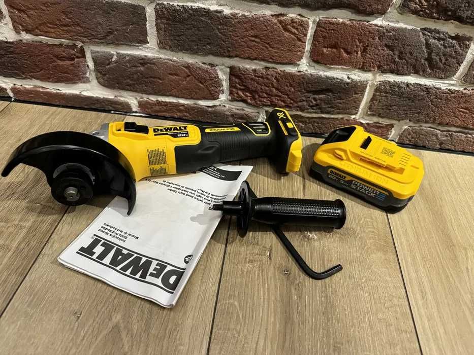 Шліфмашина кутова - болгарка акумуляторна безщіткова DeWALT DCG405