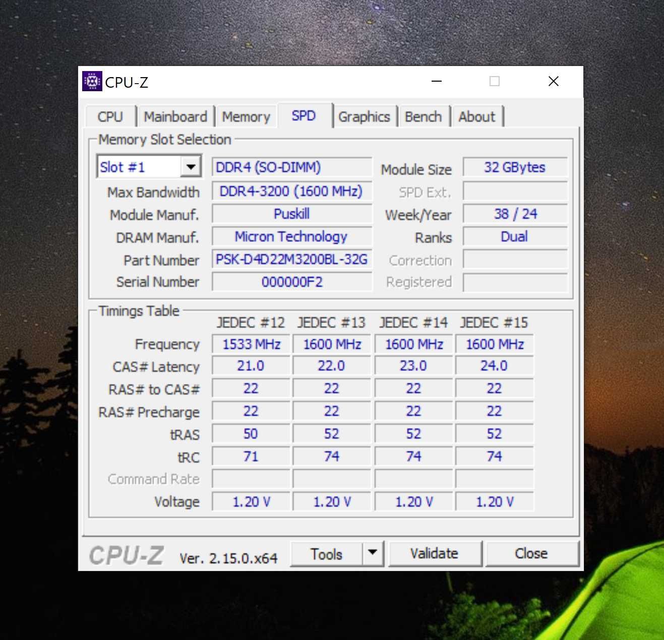64Gb DDR4 [2x32] Puskill оперативная память для ноутбука