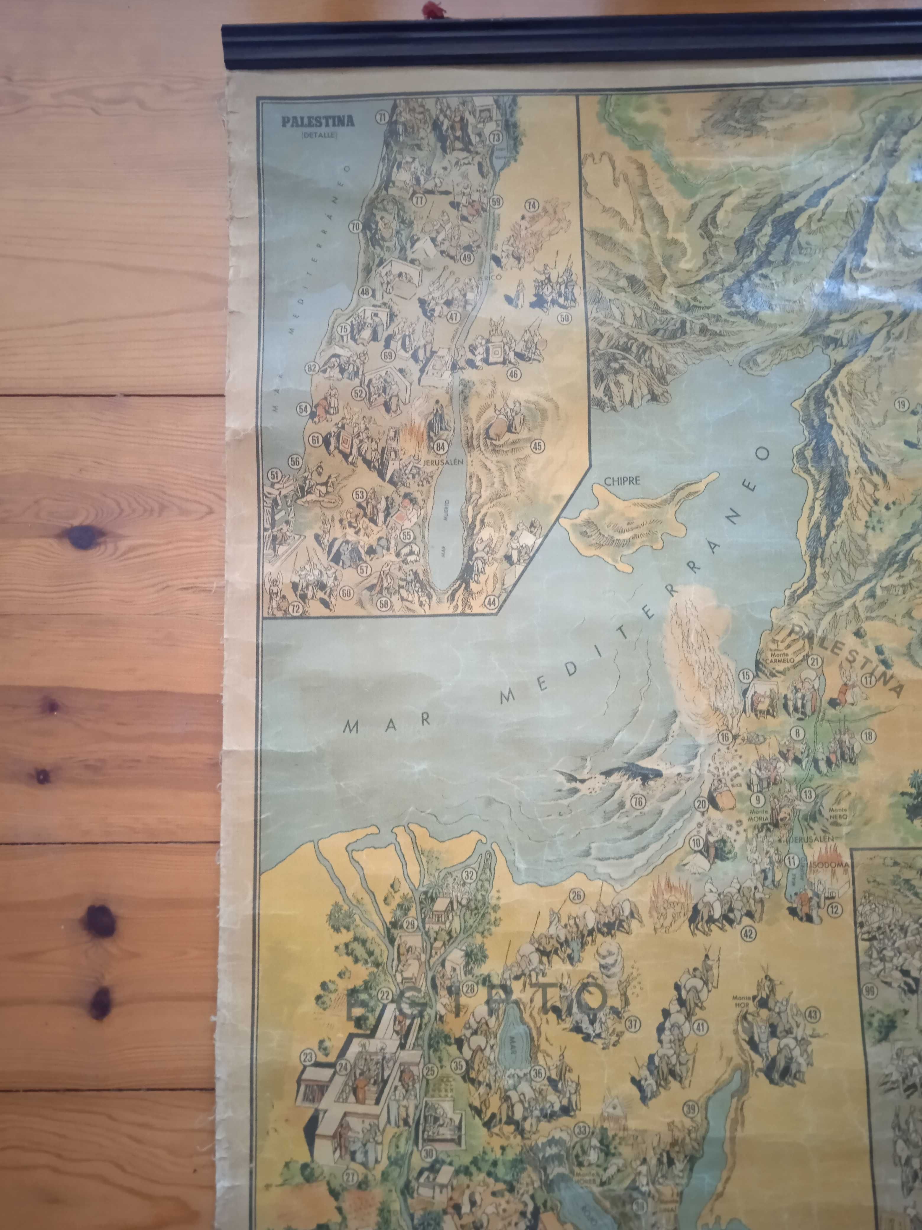 2 mapas escolares antigos