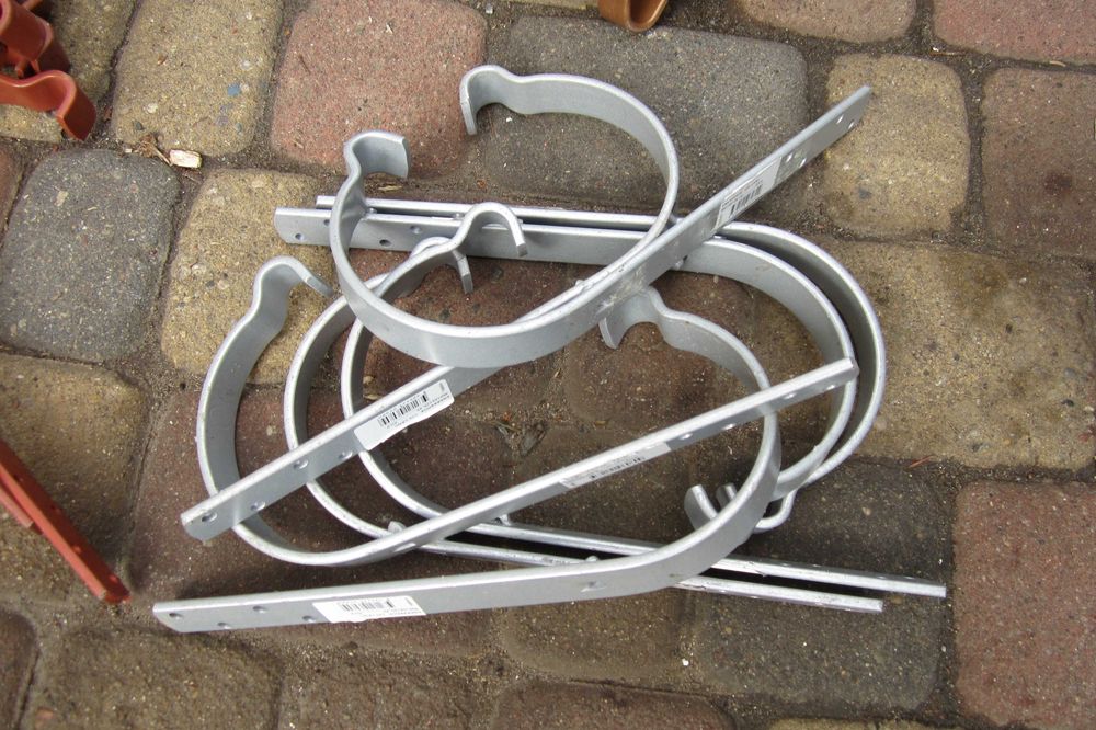 Nowe haki Hak rynnowy rynny 125mm 150mm ceglany miedziany srebrny