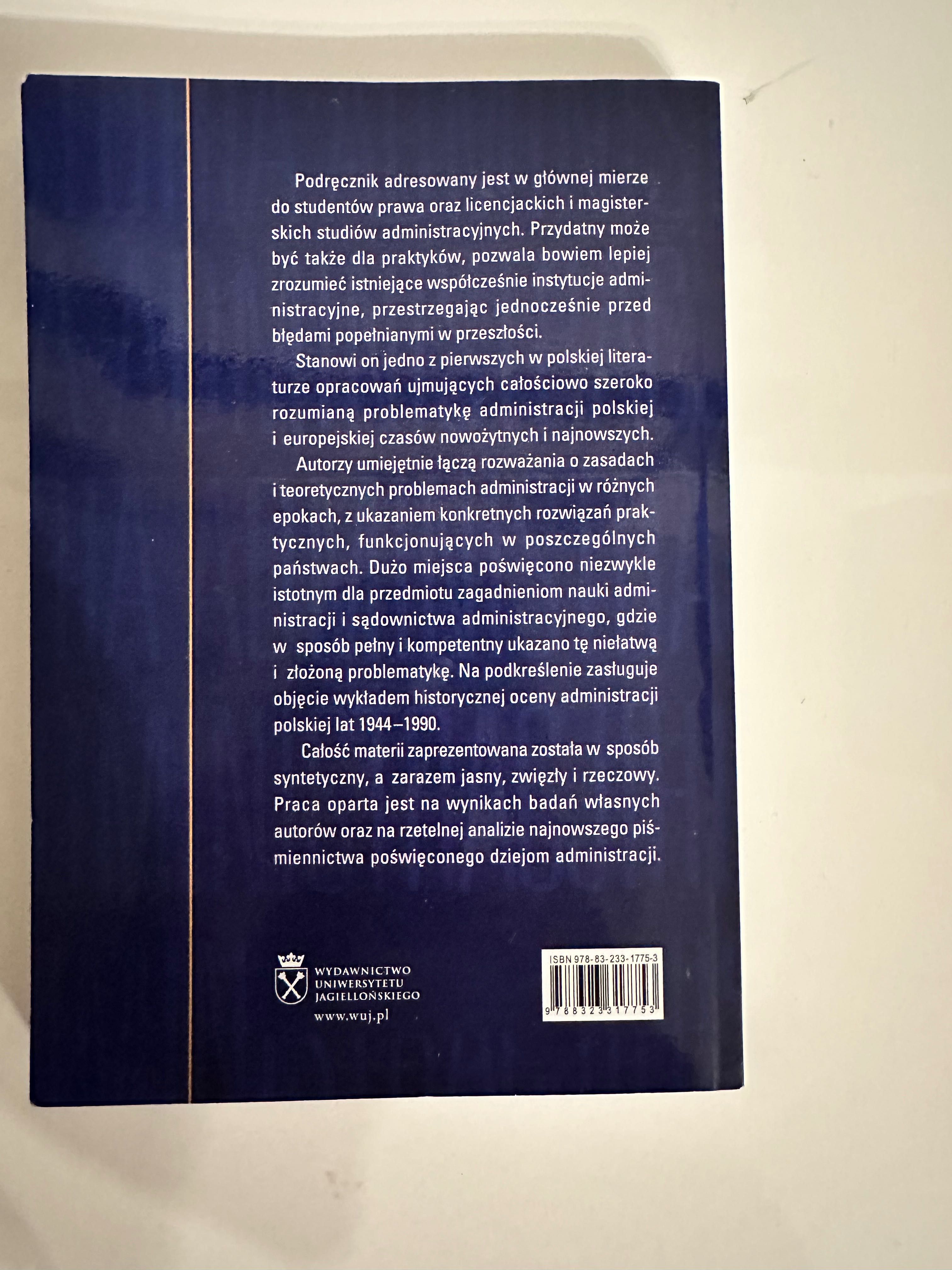 Historia Administracji i myśli administracyjnej