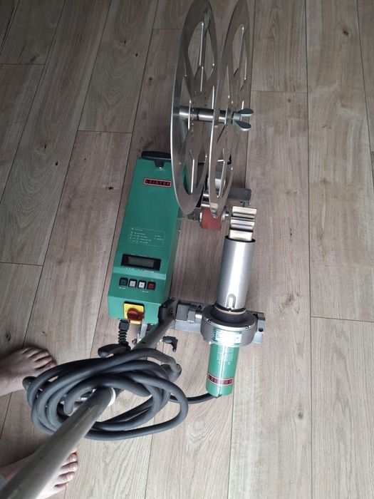 Zgrzewarka Leister Unimat V do pasów, 50 mm HF