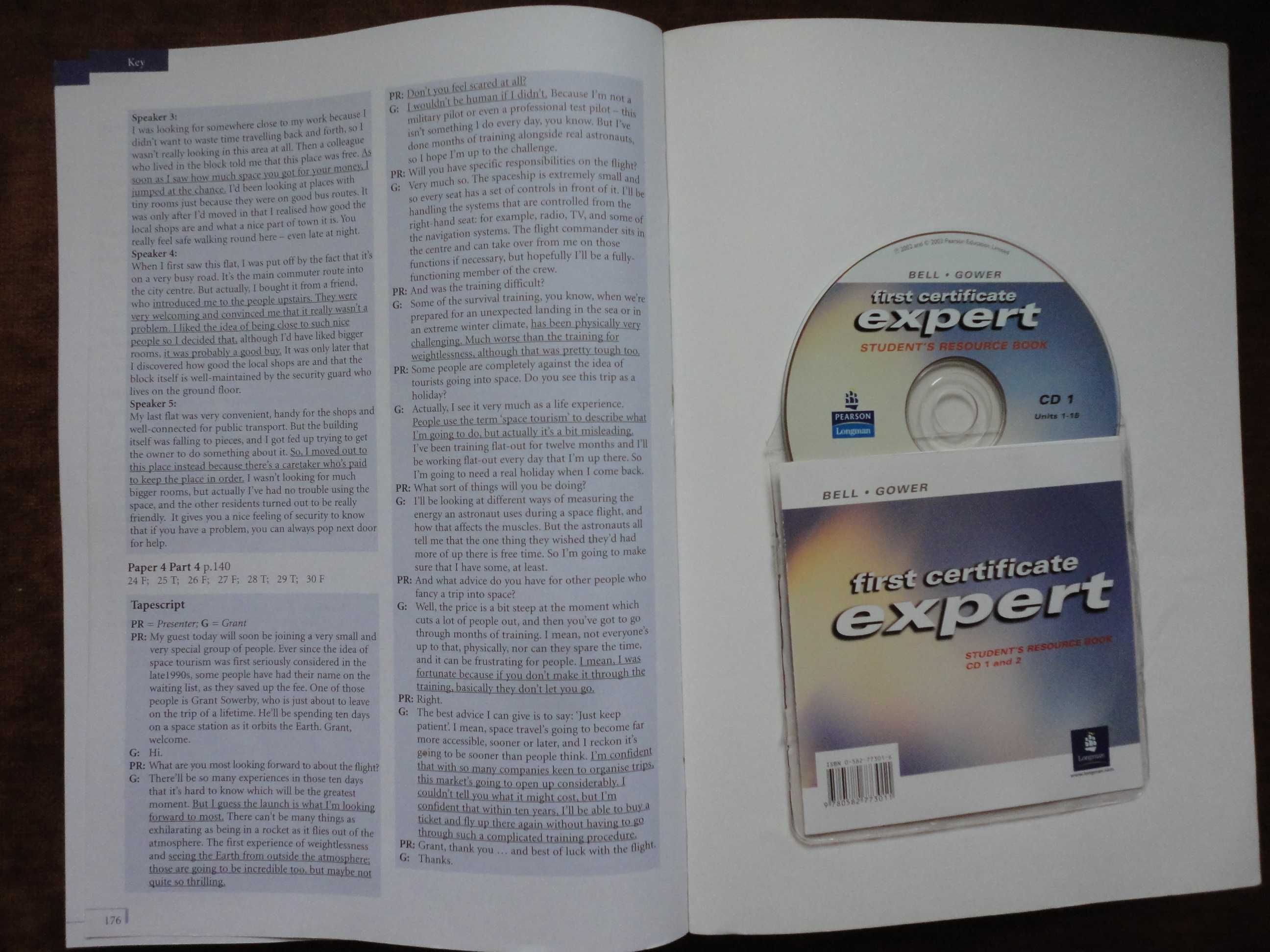 First Certificate Expert Student's Resource Book with Key