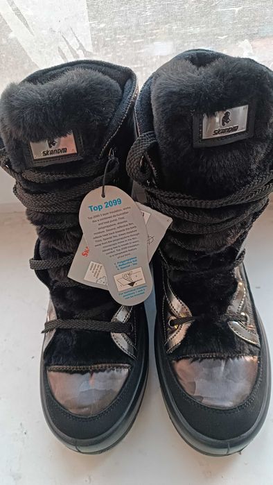Нові черевики дутики зимові водонепроникні Skandia.Оригінал.Р 38.24 см