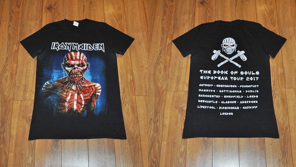 IRON MAIDEN - The Book of Souls European Tour 2017 - koszulka rozm.S