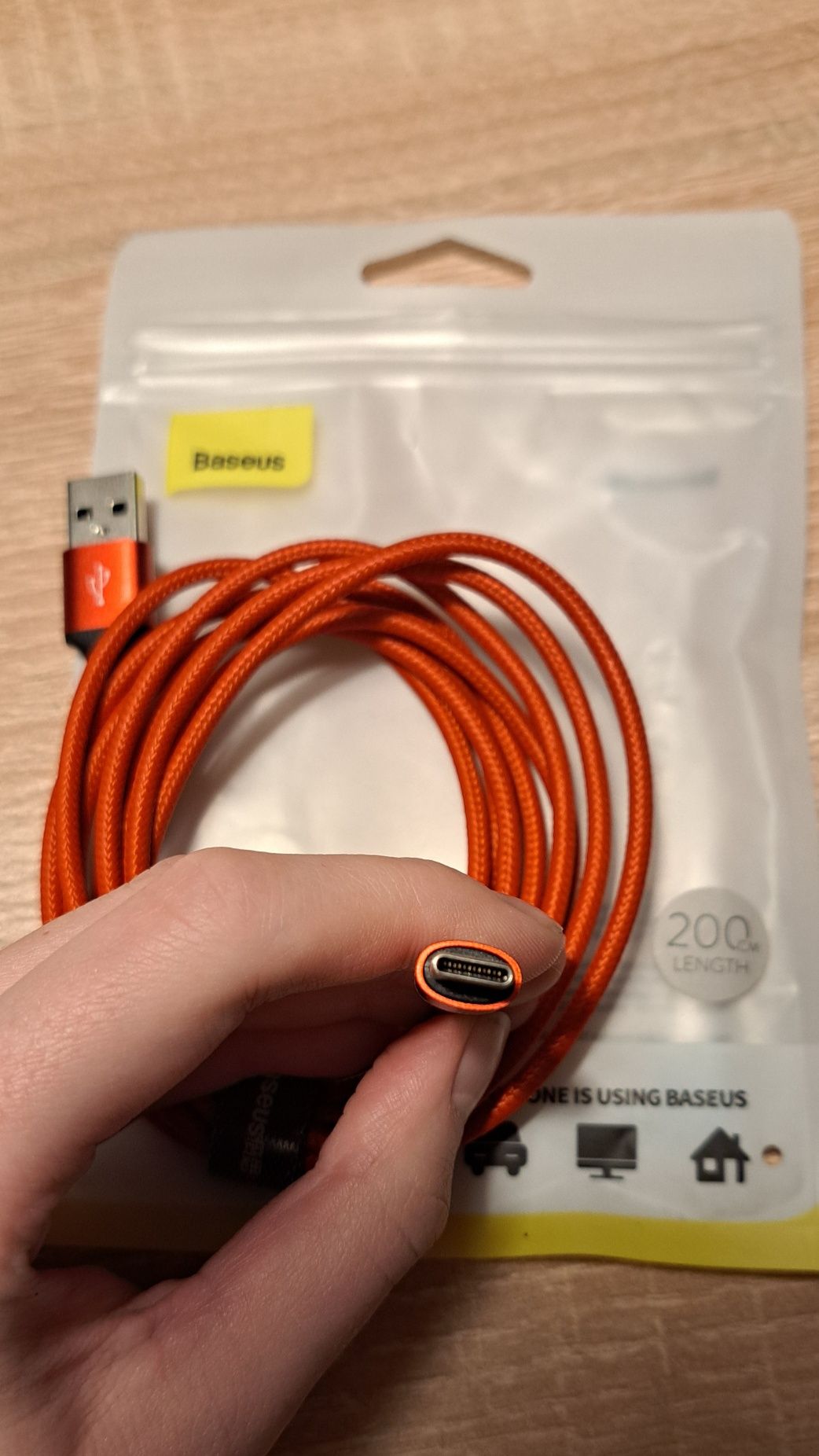 Kabel USB-A/USB-C Baseus 200cm