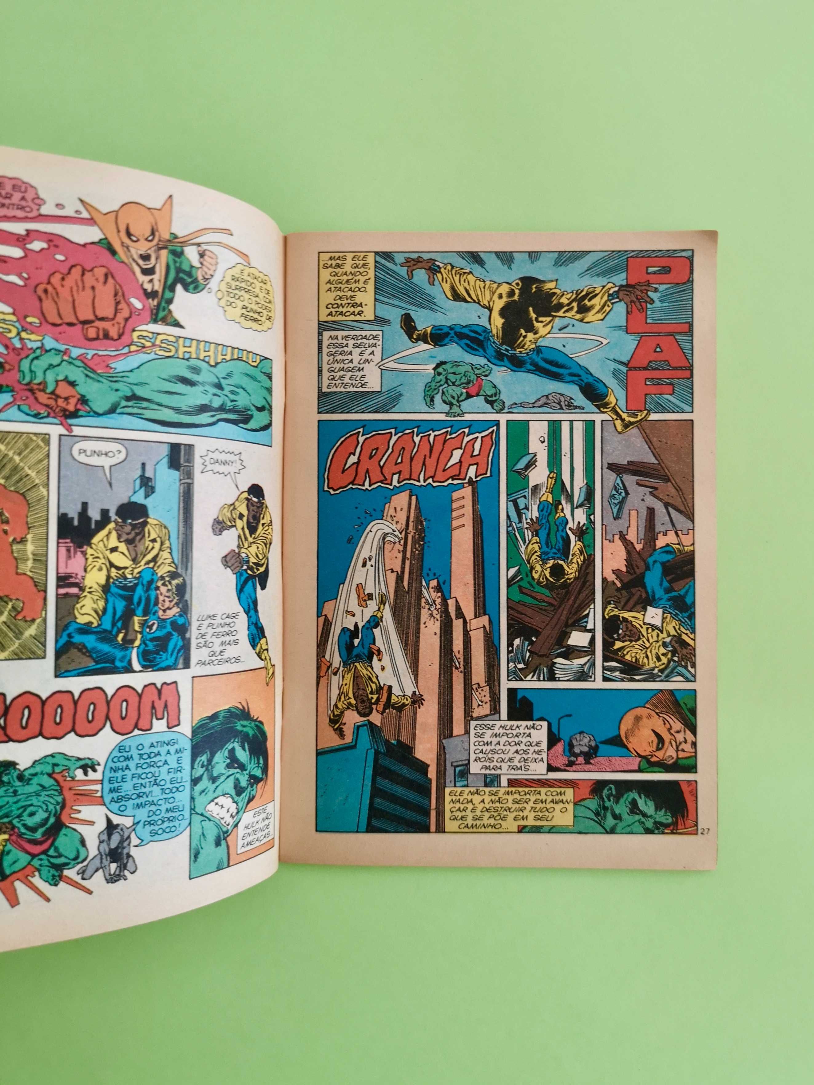 Livro / revista O Incrível Hulk #52 / Marvel - Abril Jovem 1987