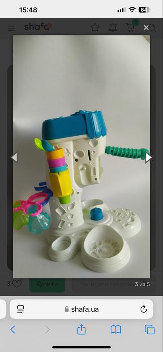 Іграшки дитячі каса play-doh набір для творчості