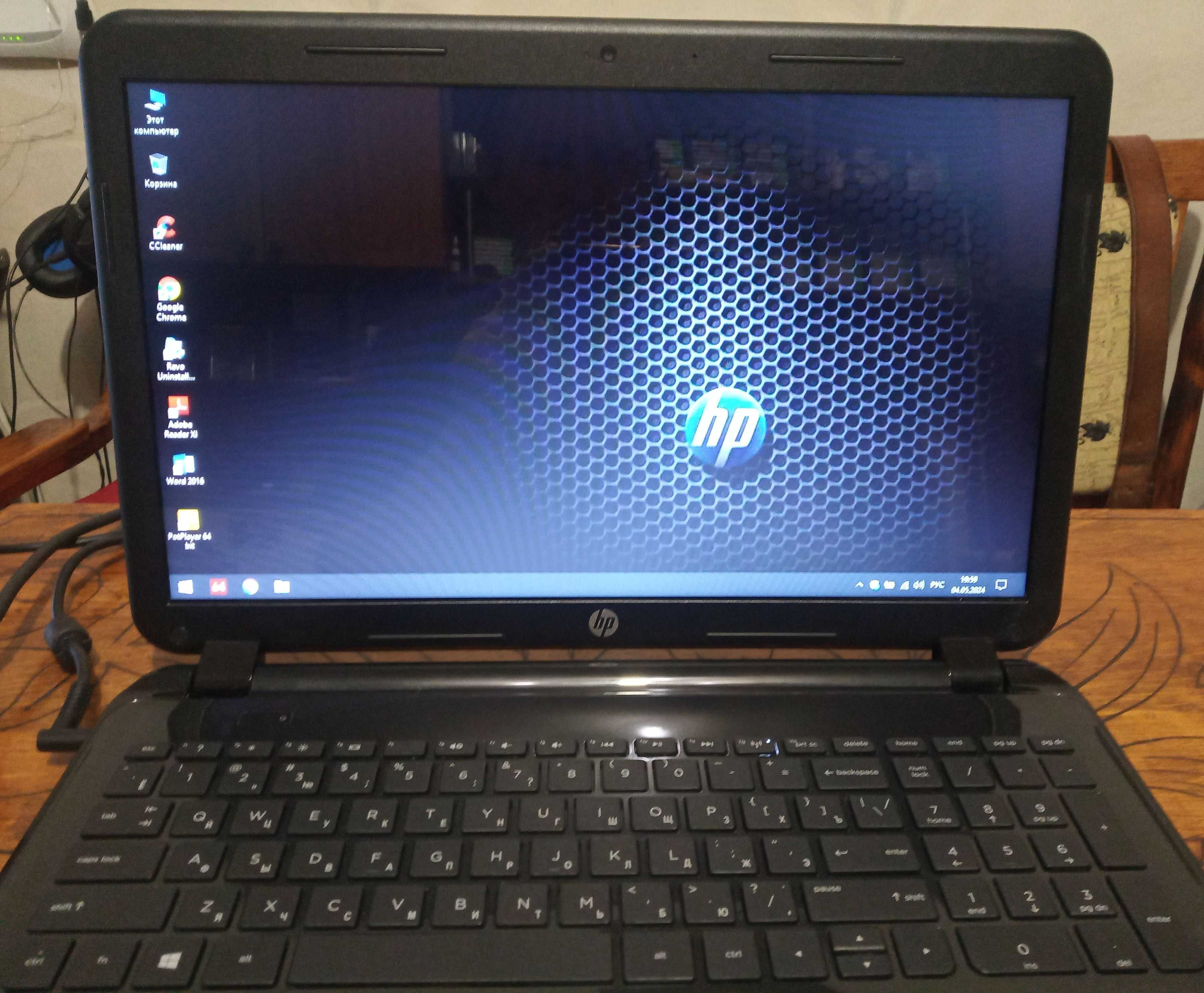 HP 15-d054er - Pentium N3510 4 ядра + видео HD/ 4Gb DDR3L/нов.АКБ