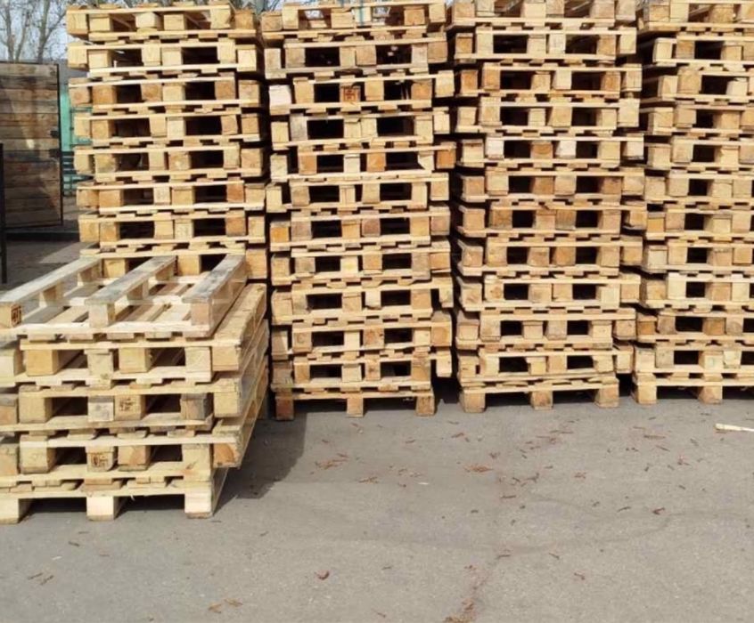 Поддоны деревянные Б/У 800/1200; 1000/1200; евро (EPAl) и другие типы
