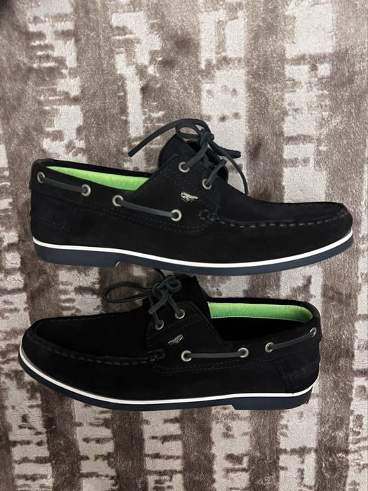 Чоловічі замшеві мокасини (топсайдери/лофери), розмір 41