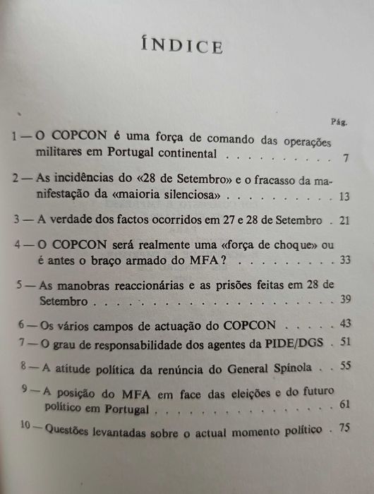 Cinco meses mudaram Portugal - Otelo Saraiva de Carvalho