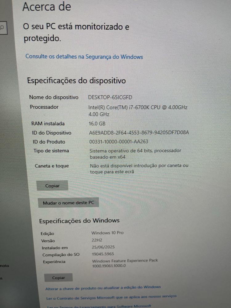 Computador gamer i7
