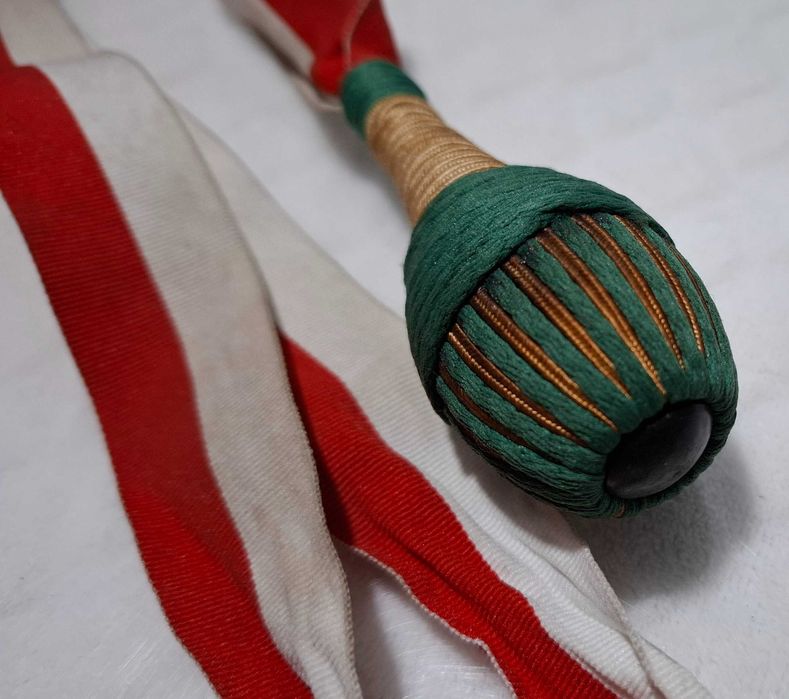 Temblak, ozdobny, honorowy, górniczy do szpady, szabli, kordzika itp.