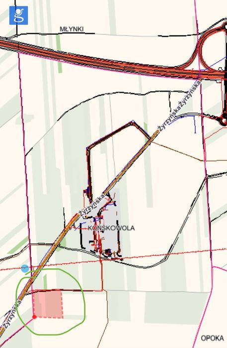 Działka rolno-budowlana, Końskowola, 1,3 ha