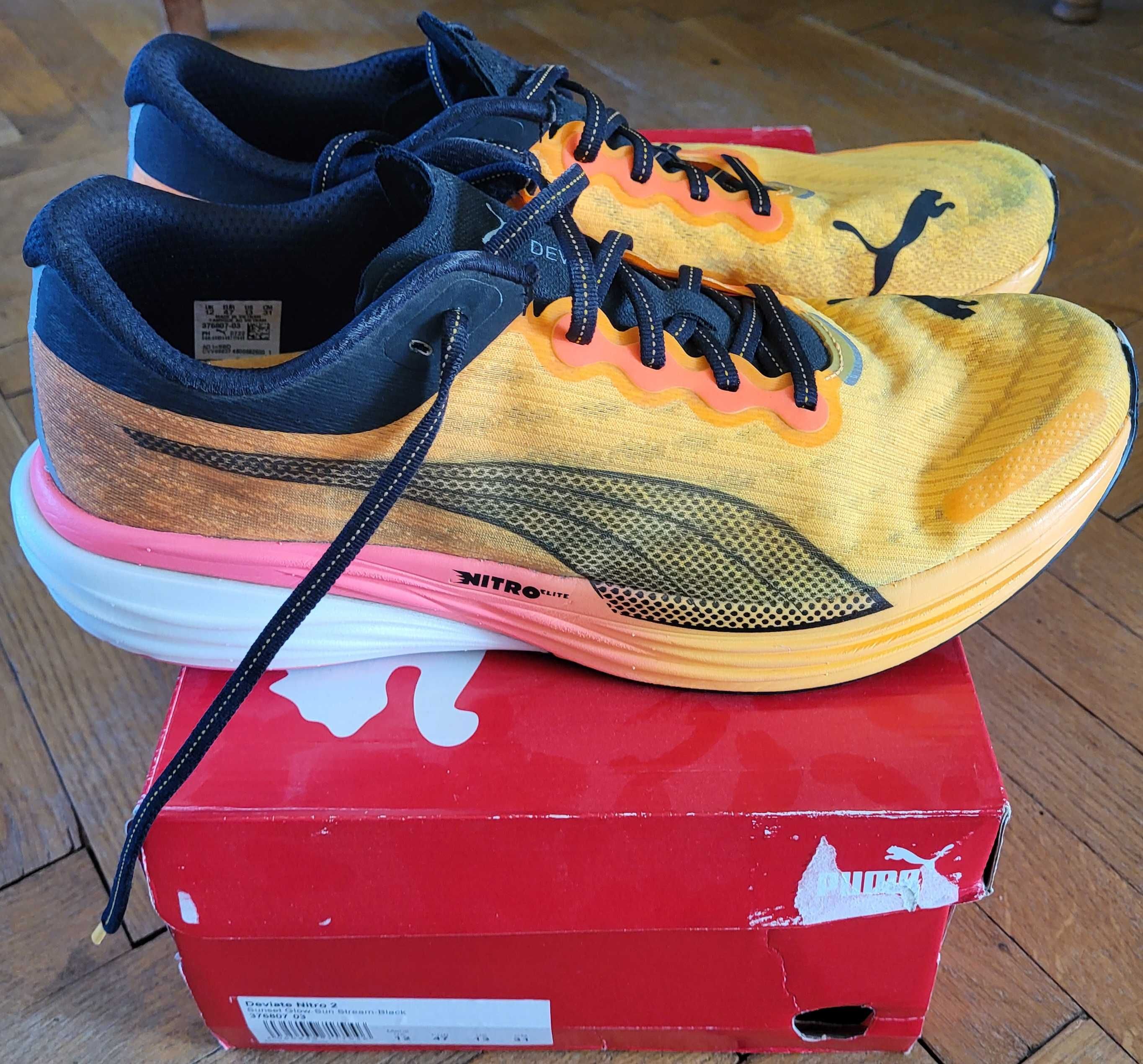 Кросівки PUMA DEVIATE NITRO 2 RUN Mns UK 12, EUR 47, US 13, CM 31.