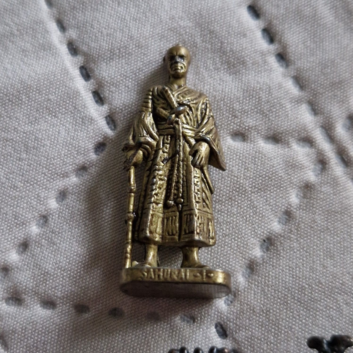 Samuraj metalowe figurki z Kinder niespodzianka