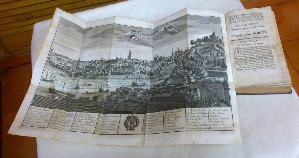 Descripção Topografica Historica Cidade do Porto 1789 4Grav. originais