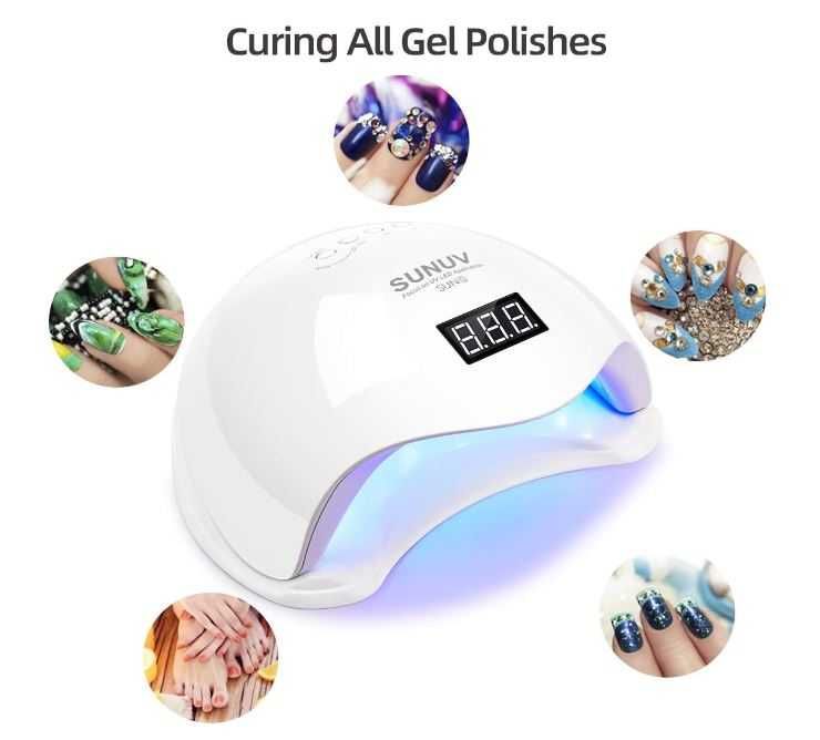 SUNUV Lampa LED UV do paznokci, 36 W Smart 2.0