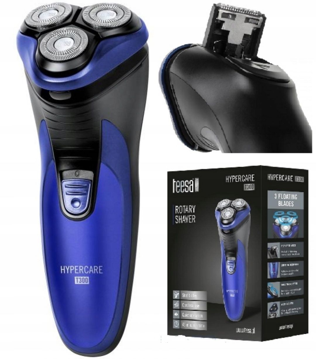 Golarka Teesa HYPERCARE T300
Golarka rotacyjna HYPERCARE T300

Trzy e