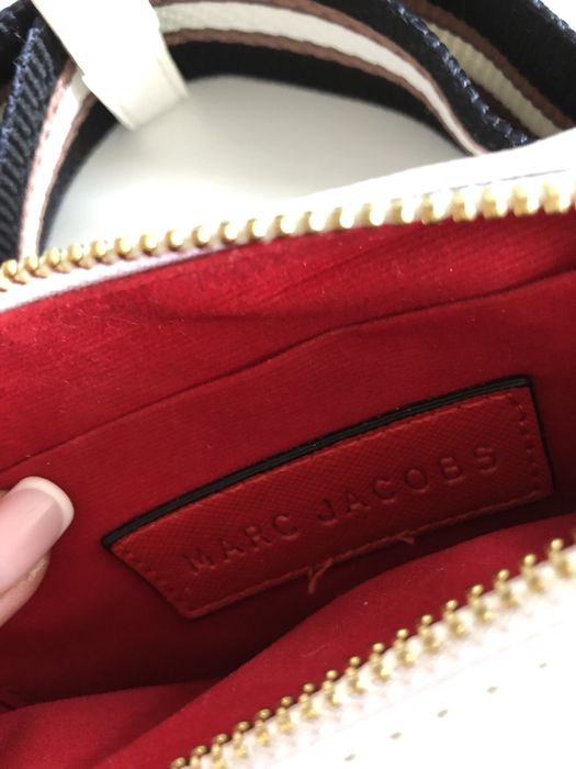 Torebka listonoszka Marc Jacobs The Snapshot biała