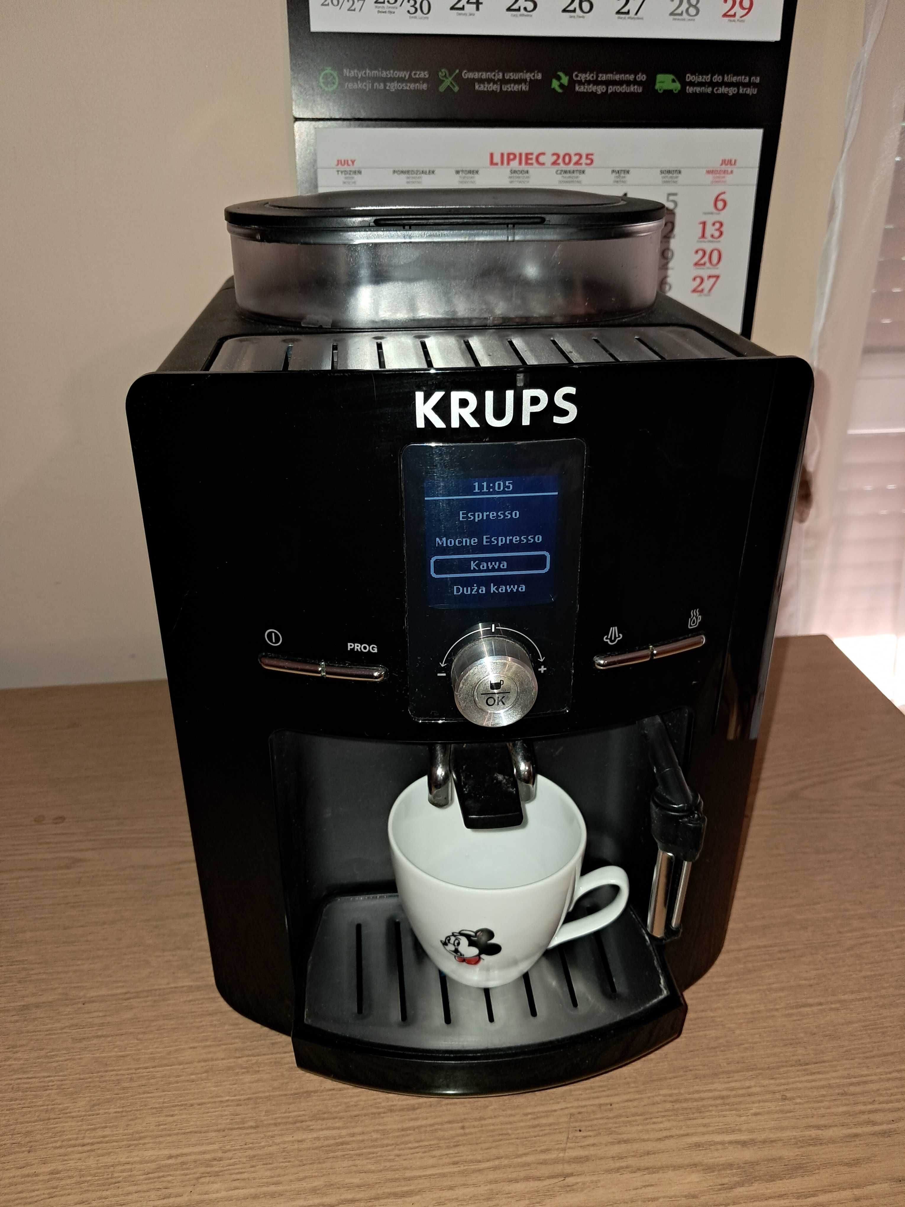 Krups EA8250 automatyczny ekspres ciśnieniowy do kawy cappucino