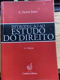 Introdução ao Estudo do Direito manual livro Antonio Santos Justo