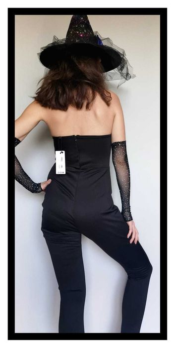 Nowy! Długi Kombinezon Boohoo (XS/S) #imprezowy #halloween #czarownica