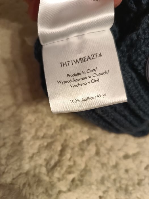 Czapka zimowa Tommy Hilfiger granatowa NOWA