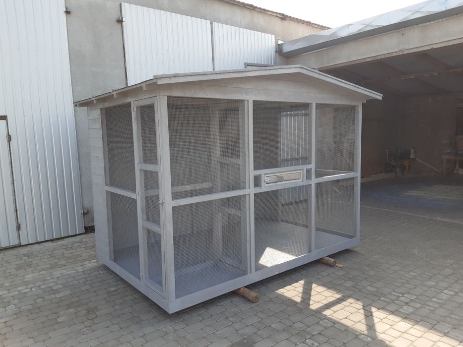 Woliera 3 na 2 papugi