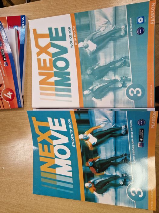 Next Move 1, 2, 3, 4 Workbook+ Students book