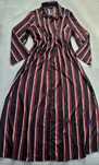 Nowa sukienka szmizjerka maxi długa w pionowe paski plus size 48