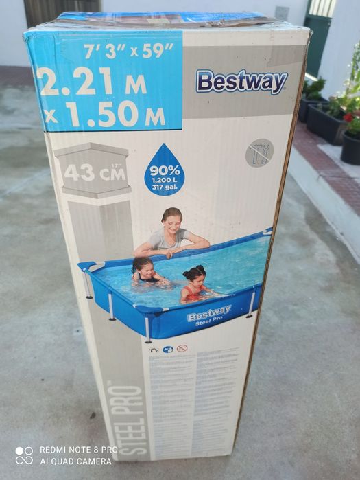 Piscina Bestway Splash Jr. 2,21m x 1,50m x 43 cm