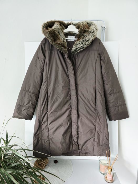 Długa puchowa kurtka w rozmiarze XXL