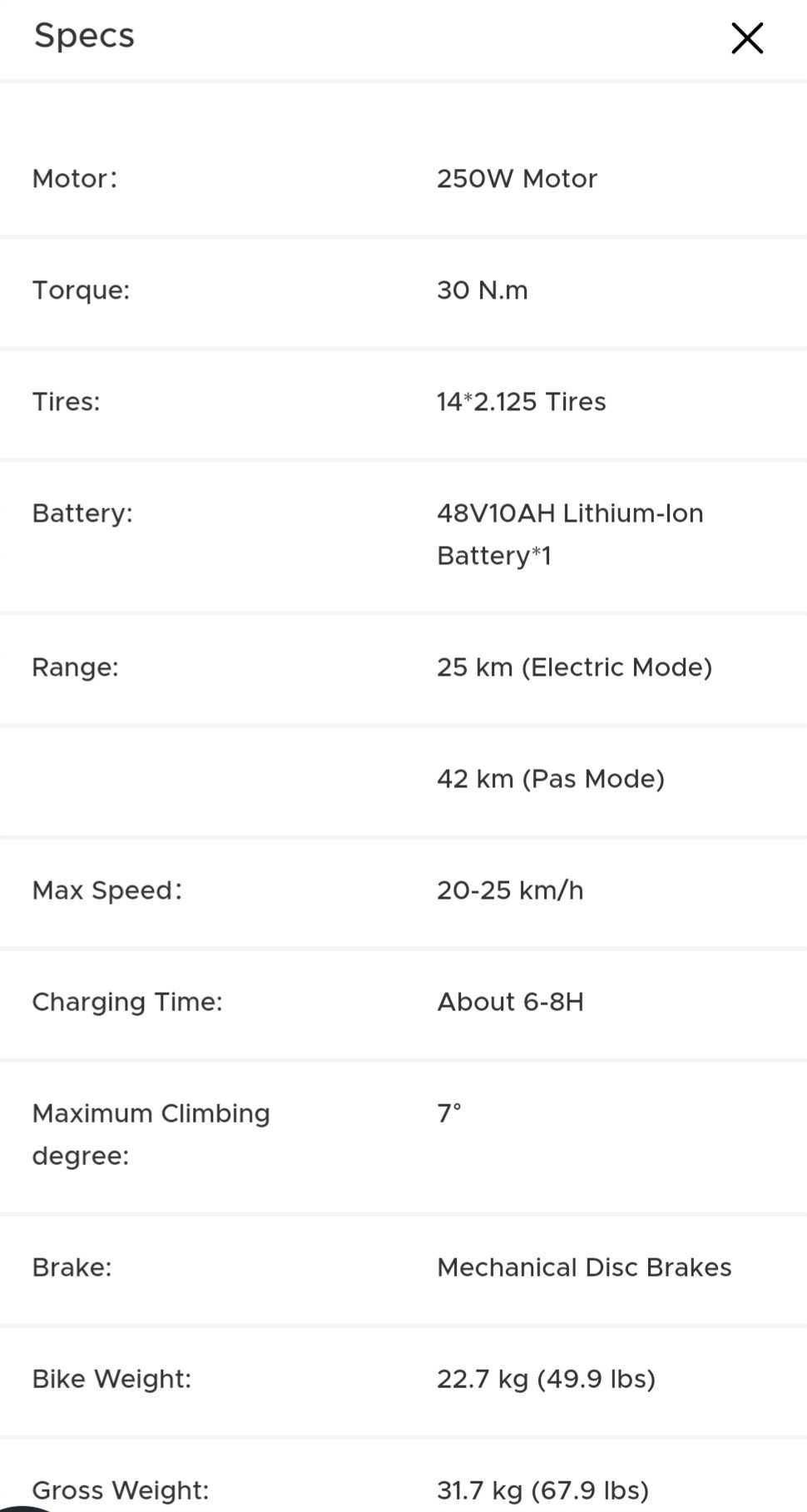 Bicicleta Electrica Engwe T14