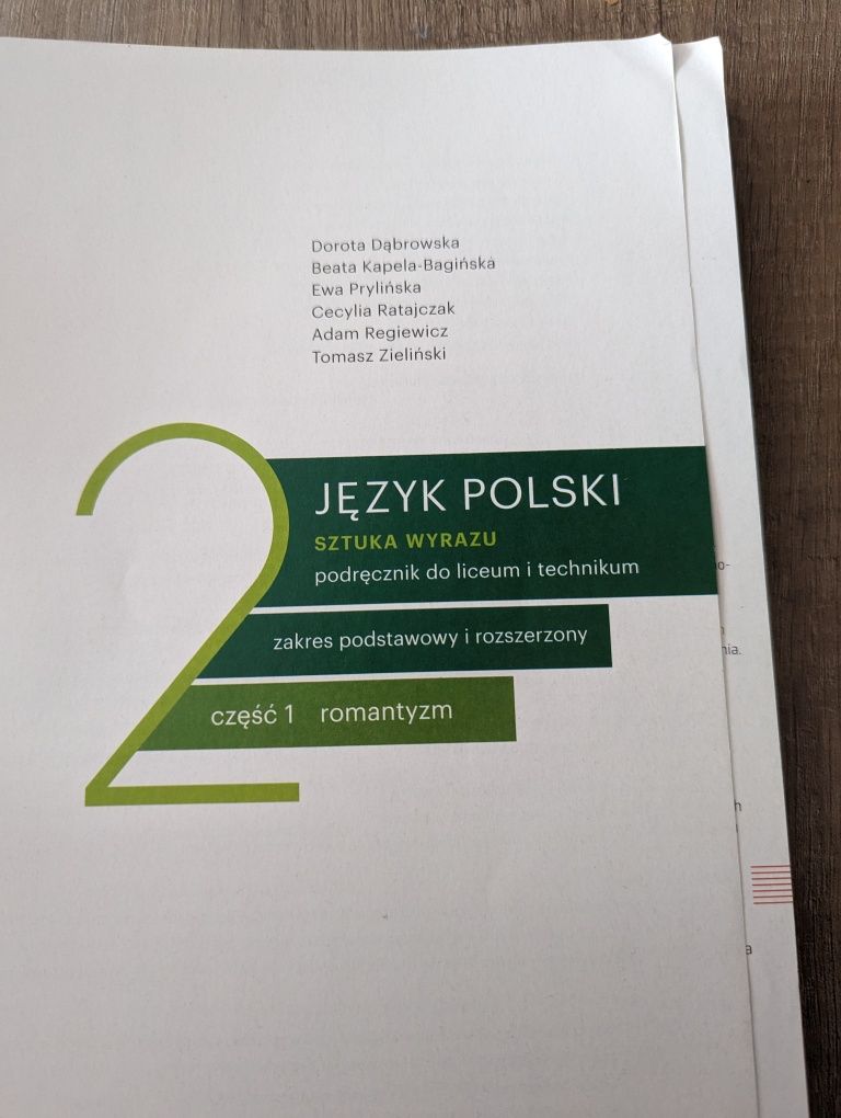 Język polski klasa 2