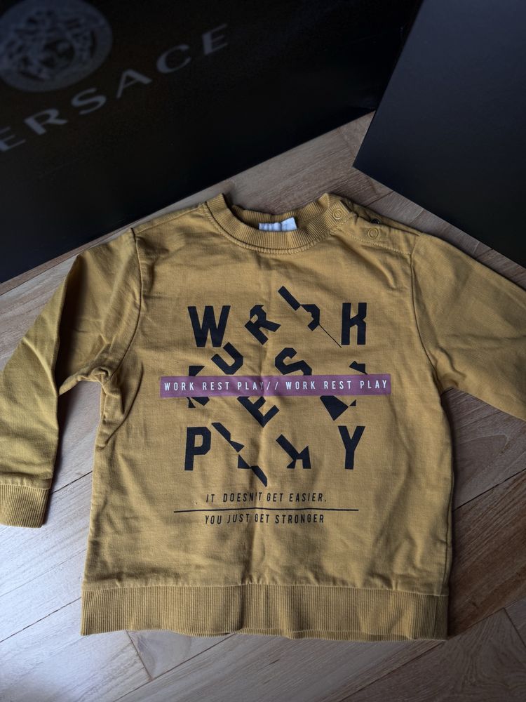 Bluza koszula z dtugim rekawem sweter