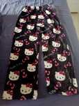 Spodnie welurowe hello kitty