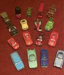 Carros da coleção Faisca McQueen