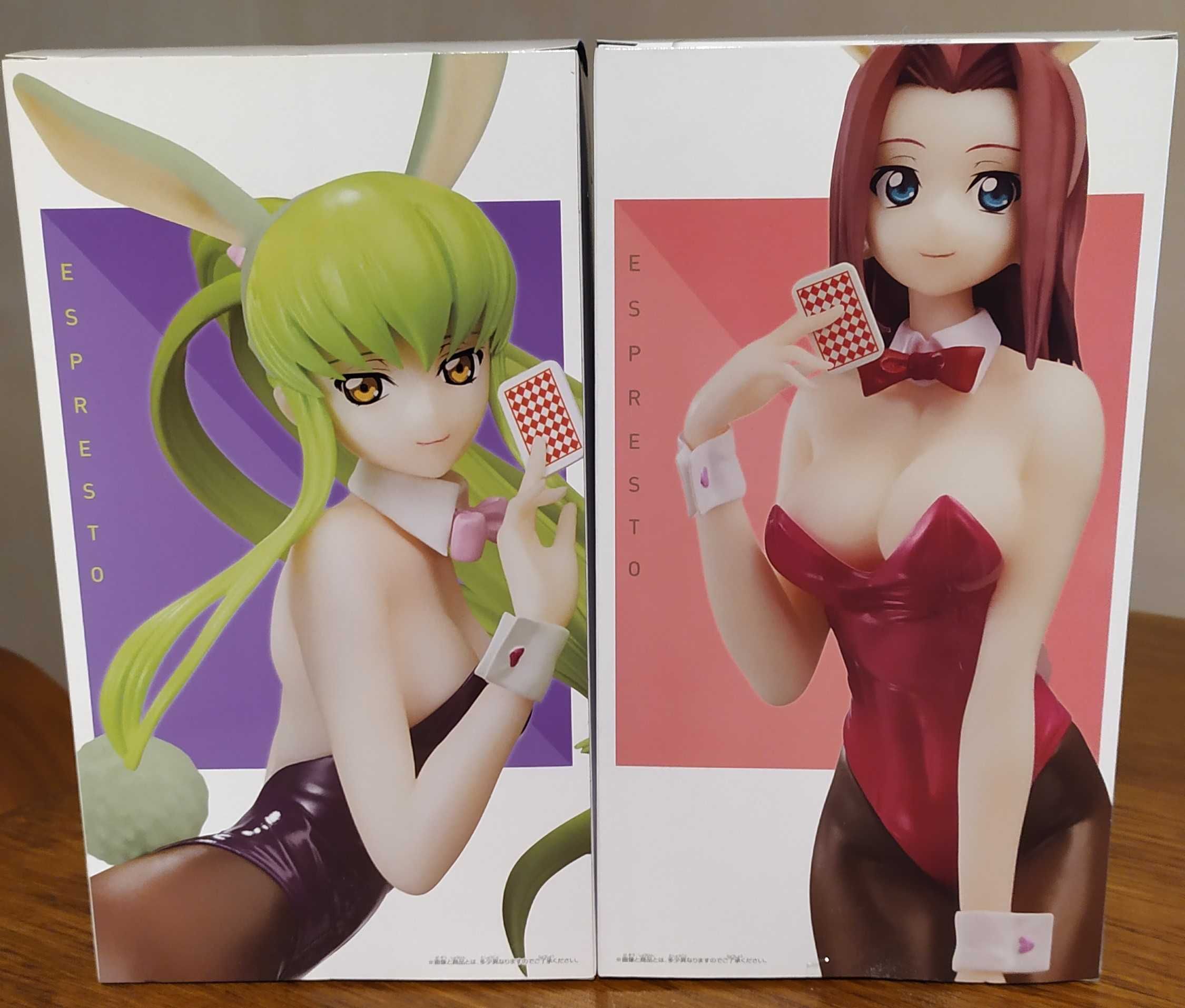 Oryginalne Figurki Banpresto Code Geass C.C. Kallen Espresto Bunnies