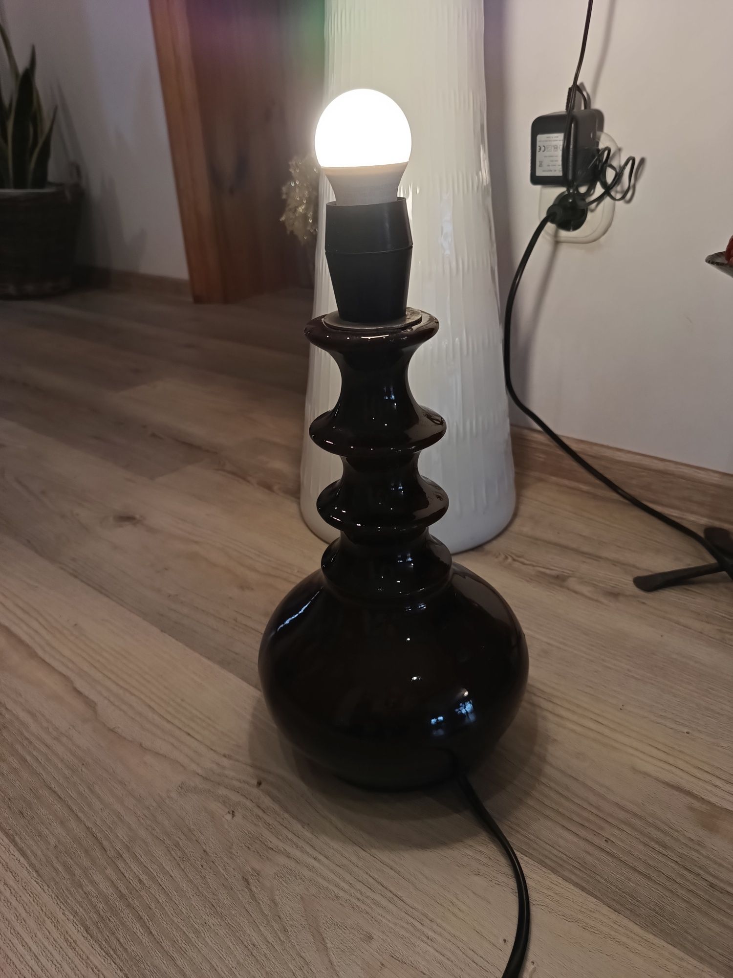 Lampa ceramika Łysa Góra Mirostowice Mysłakowice PRL