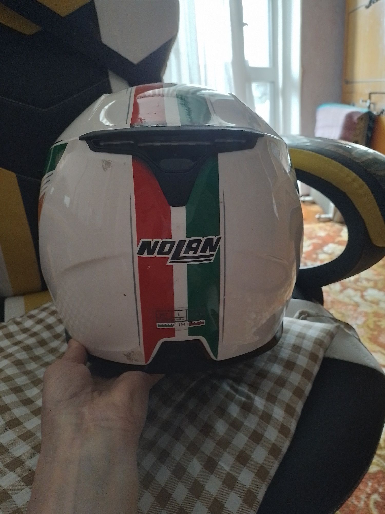 NOLAN N86 Італія металевий білий шолом