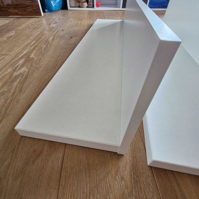 Półka wisząca biała