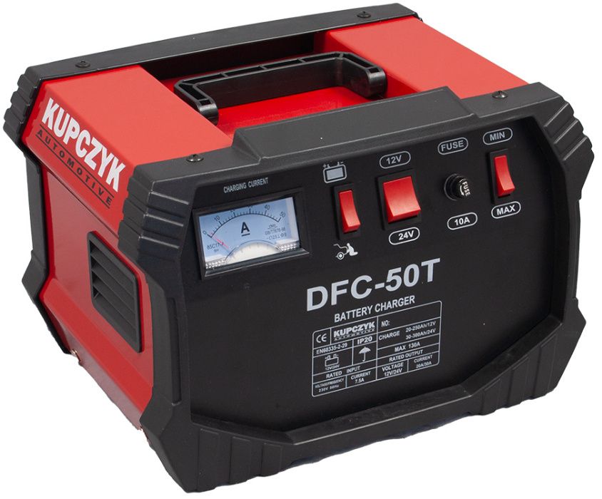 Prostownik do Ładowania + Rozruch 12v / 24v DFC-50T Kupczyk